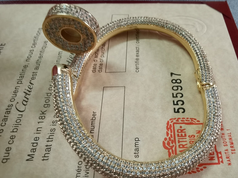 Full view of Cartier unisex jewelry piece
