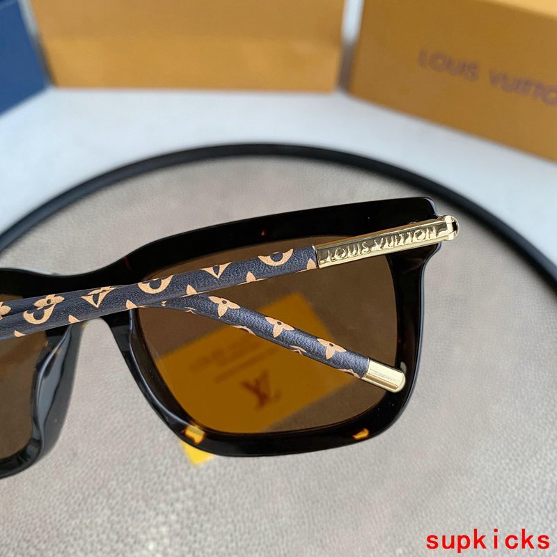 Side view of Louis Vuitton unisex sunglasses