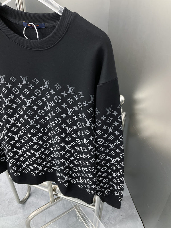 Full styled look of Louis Vuitton luxury clothing with streetwear-inspired cut