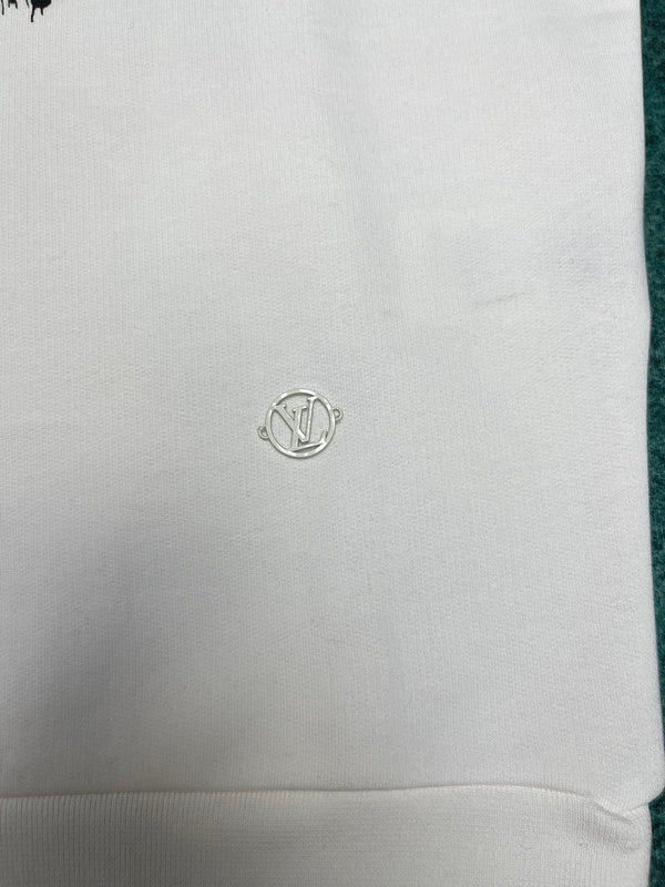 Front view of Louis Vuitton luxury clothing with everyday silhouette