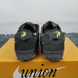 Nike tonal black luxury sneakers view 6 chunky sole construction
