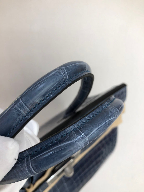 Polished bag shown from front angle