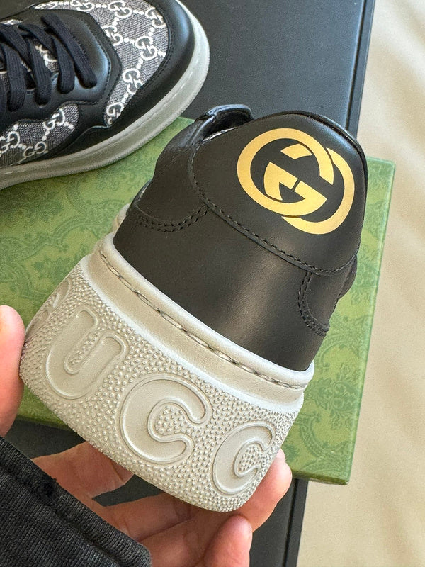 Gucci muted earth tones luxury sneakers view 6 everyday casual design