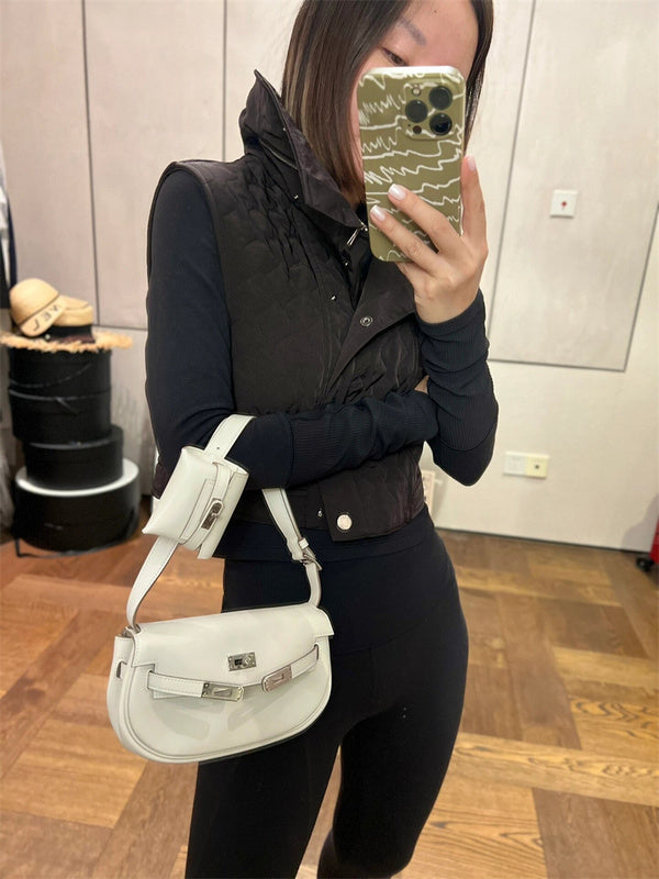Structured bag shown from front angle