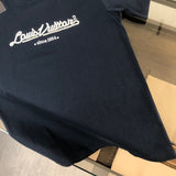 Back view of Louis Vuitton cotton t-shirt with runway-inspired design