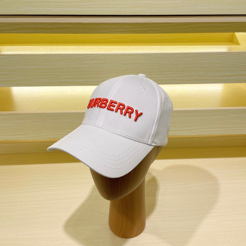 Front view of Burberry unisex cap