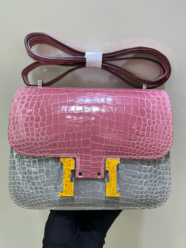 Statement bag shown from front angle
