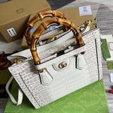 Handle and strap detail of structured statement women's handbag – women's luxury handbag