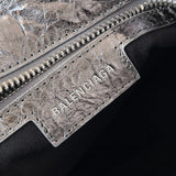 Zivas Charm Polished Finish Statement Handbag (Structured Everyday Essential) – Detail View