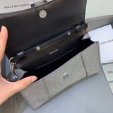 Bold Premium PU Leather Handbag - Signature Hardware Accents | Women's Designer-Inspired Purse #459 - styled full view (image 7) of designer-inspired handbag