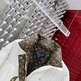 Full styled look of Louis Vuitton luxury clothing with everyday silhouette