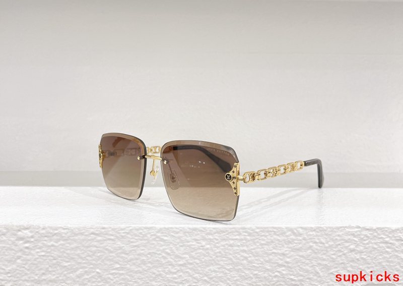Full view of Louis Vuitton unisex sunglasses