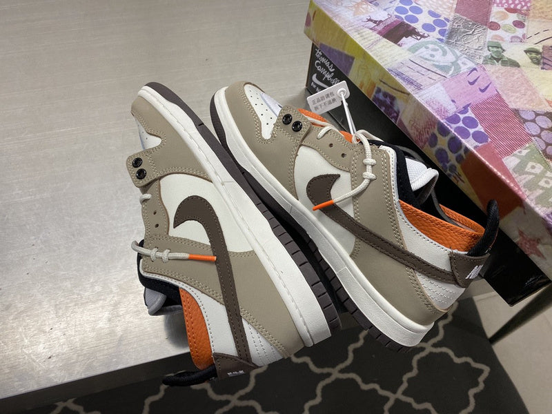 Nike bold contrast luxury sneakers view 5 signature lace-up style