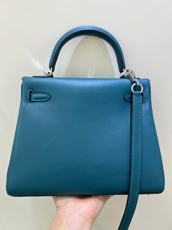 Interior view of polished premium bag