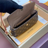  Smart crossbody bag carried on shoulder