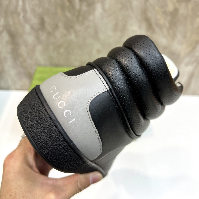 Gucci sneakers detailed view showing premium designer craftsmanship