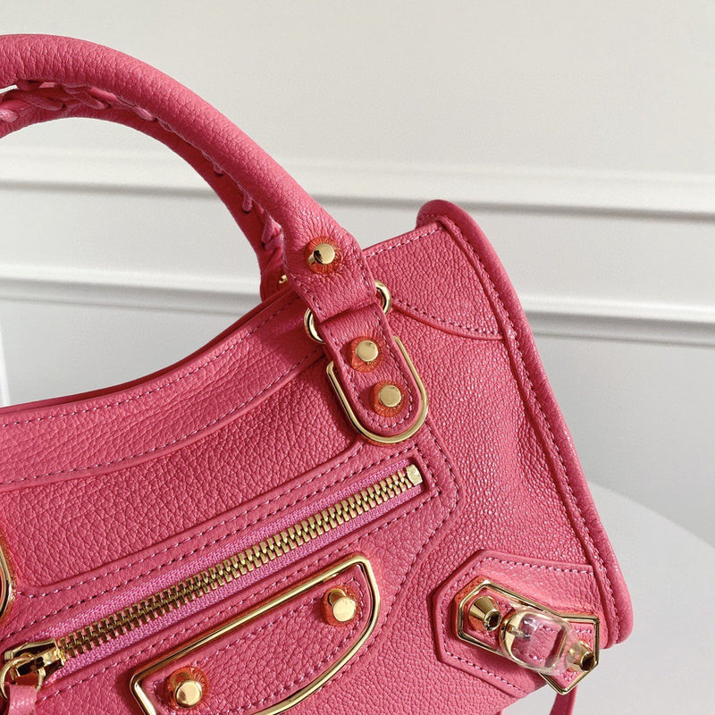 Zivas Charm Streamlined Design Statement Handbag (Signature Shape & Finish) – Back View