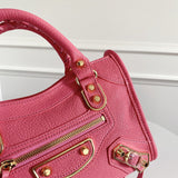 Zivas Charm Streamlined Design Statement Handbag (Signature Shape & Finish) – Back View