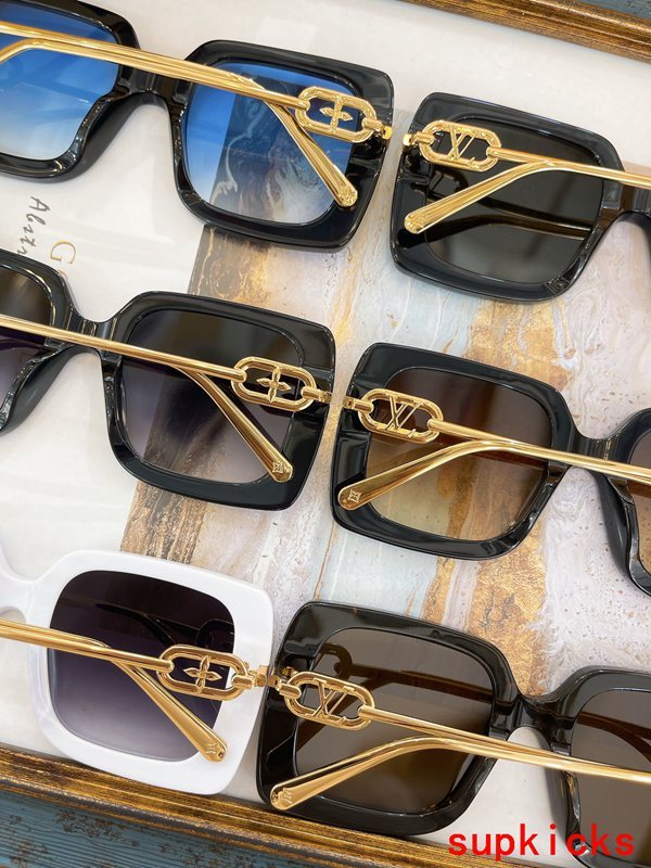 Side view of Louis Vuitton unisex sunglasses