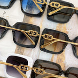 Side view of Louis Vuitton unisex sunglasses