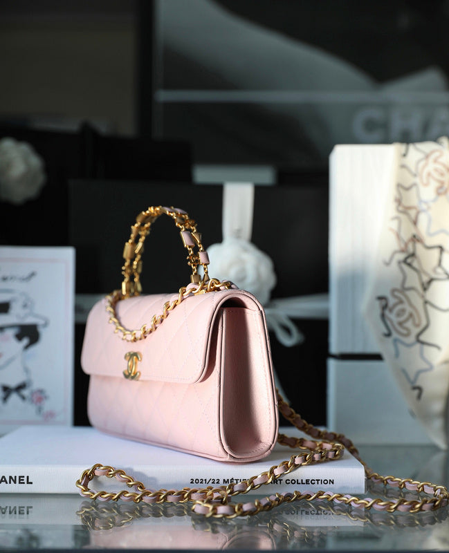 Zivas Charm Versatile Design Designer Handbag (Polished Everyday Piece) – Angled View