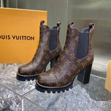 Louis Vuitton shoes Style 218 - back heel detail