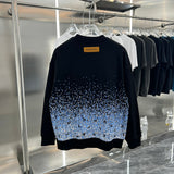 Back view of Louis Vuitton luxury clothing with tailored silhouette