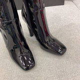 Saint Laurent luxury shoes detail shot