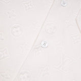 Back view of Louis Vuitton luxury clothing with logo-detail design