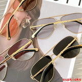Lifestyle view of Louis Vuitton unisex sunglasses