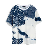 Front view of Louis Vuitton cotton t-shirt with runway-inspired design