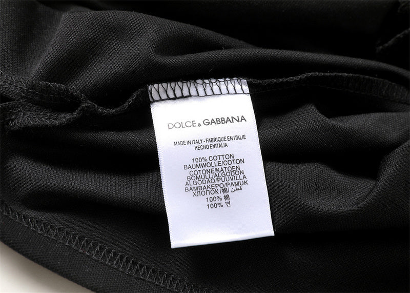 Flat lay presentation of Polo cotton polo shirt with logo-detail design