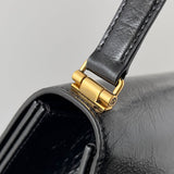 Zivas Charm Polished Finish Fashion Handbag (Contemporary Shape Language) – Interior View