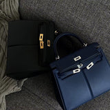 Close-up detail of polished bag design