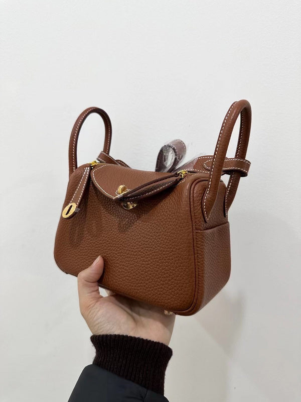 Close-up detail of refined bag design