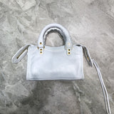 Modern Vegan Leather Handbag - Polished Finish | Women's Statement Accessory #637 - back view (image 4) of designer-inspired handbag