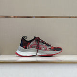 Gucci two-tone luxury sneakers view 9 minimalist modern build