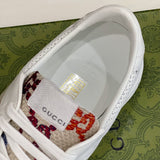 Gucci muted earth tones luxury sneakers view 4 retro runner design