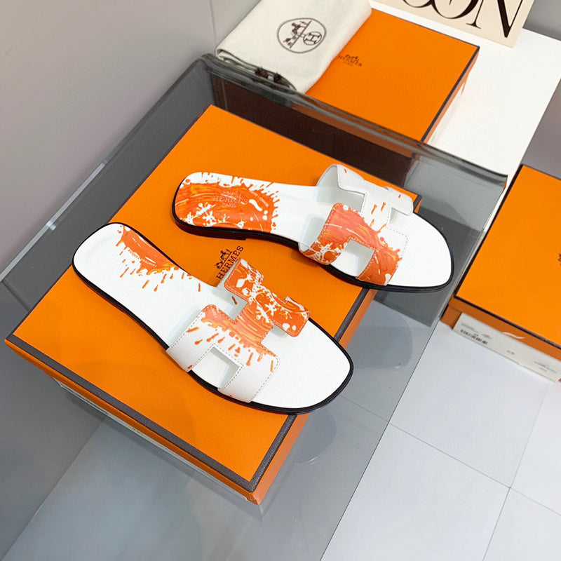 Hermes sandals Style 194 - back heel detail