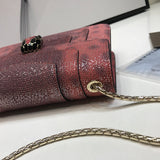 Bold Premium PU Leather Handbag - Smooth Faux-Leather Exterior | Women's Premium Handbag #1781 - close-up detail shot (image 3) of designer-inspired handbag