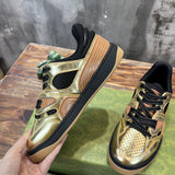 Gucci muted earth tones luxury sneakers view 6 everyday casual design