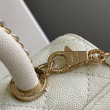 Ziva's Charm handbag – side angle view (one versatile size)