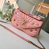 Front view of chic refined women's handbag – women's luxury handbag