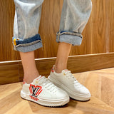 Close-up of Louis Vuitton shoes craftsmanship