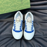 Gucci two-tone luxury sneakers view 8 breathable knit upper