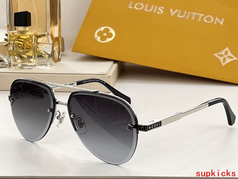 Angled view of Louis Vuitton unisex sunglasses