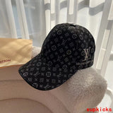 Close-up detail view of Louis Vuitton unisex cap