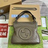 Side profile of premium signature women's handbag – women's everyday handbag