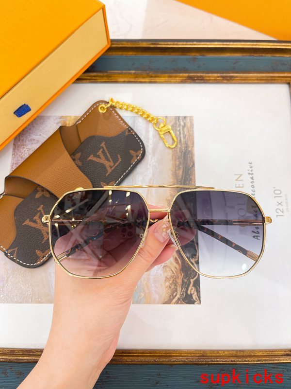 Front view of Louis Vuitton unisex sunglasses