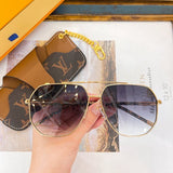 Front view of Louis Vuitton unisex sunglasses
